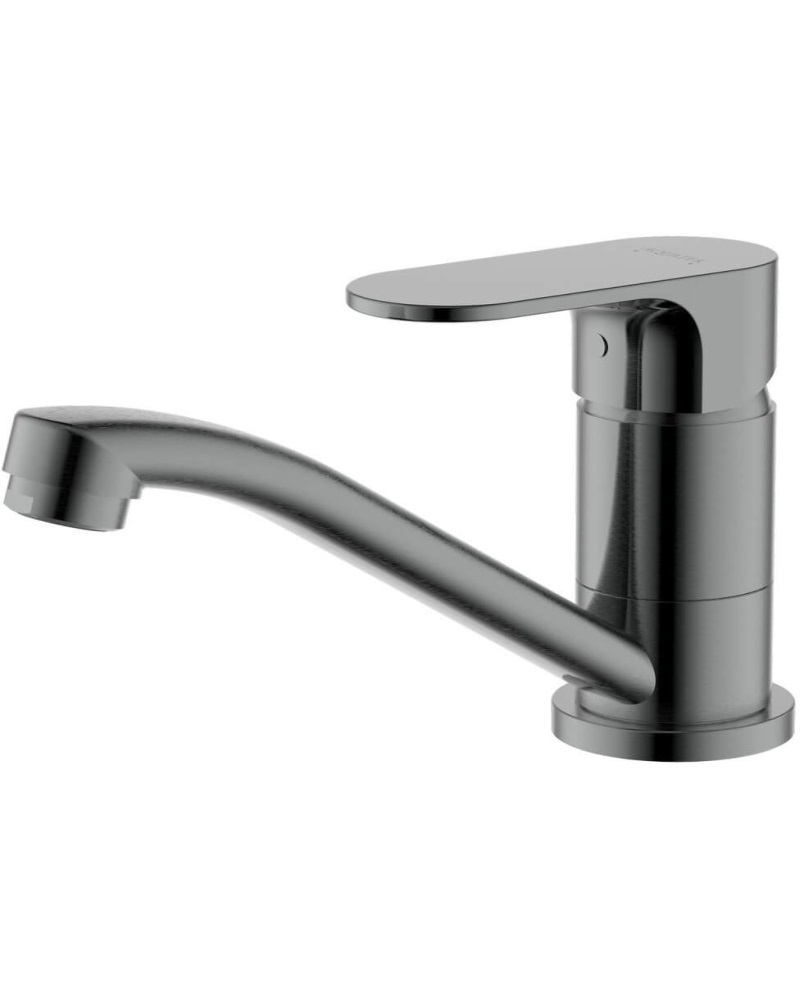 Смеситель для раковины Альфа AQ1907BGM оружейная сталь Aquatek
