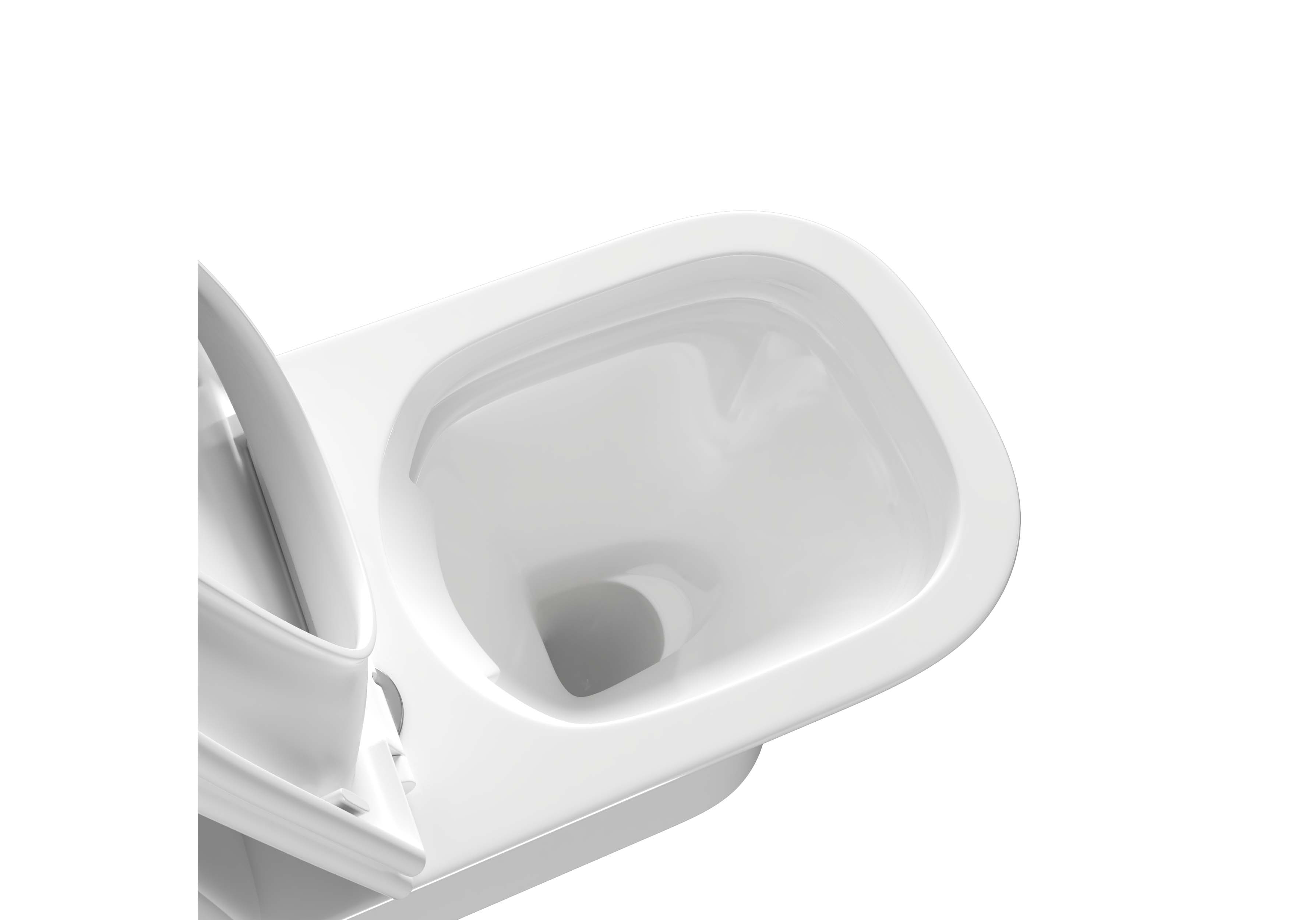 Унитаз-компакт безободковый Optima Square AQ4411-00 с сиденьем микролифт Aquatek