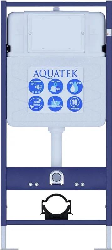 Унитаз с инсталляцией SET AQUATEK НИКА-019 4в1