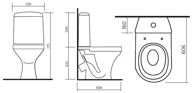 Унитаз-компакт Аттика