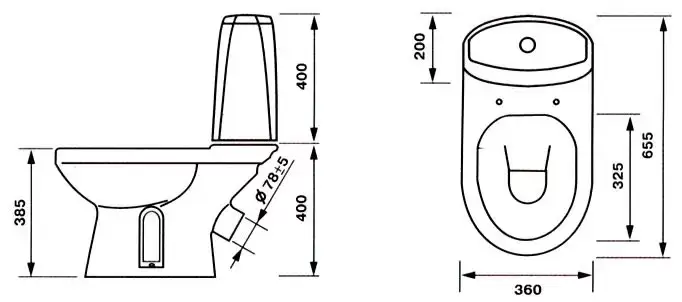 Унитаз-компакт Лея Люкс белый