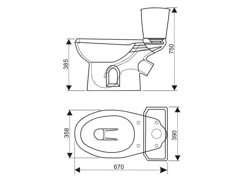 Унитаз-компакт Элисса Стандарт зеленый