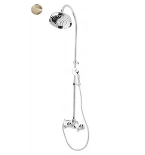 Система душевая DIAMOND-CD-02-Sw, бронза, ручки Swarovski
