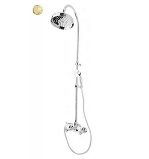 Система душевая DIAMOND-CD-03-Sw, золото, Swarovski