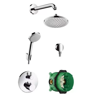 Душевой набор HANSGROHE Croma C 160 с термостатом и верхним душем 26473000
