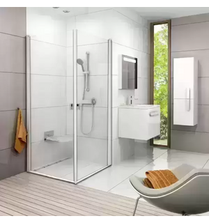 Уголок квадратный CRV1-90 белый Transparent Chrome  1QV70101Z1