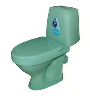 Унитаз-компакт Соната салатовый 1P2012S0400BF