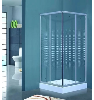 Душевой угол 80*80*200 см Romb Glass TL-8002