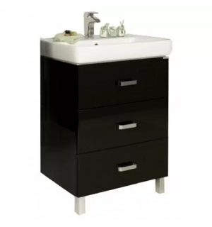 Тумба без раковины Америна 60 М чёрная 1A168901AM950