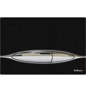 Клавиша смыва ARTCRAFT , рамка - хром, вставка - черное стекло BB-P46001