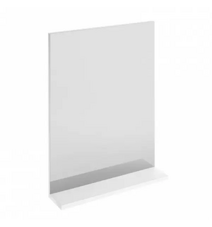 Зеркало Melar 50*64,8*12 см, с полочкой, без подсветки, белый, LU-MEL 31036