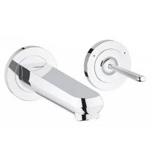 Смеситель Eurodisc Joy для умывальника на 2 отверстия настенный вынос 170 мм M-Size 19968000