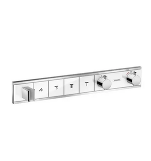 Панель RainSelect с 4 кнопками СМбелый/хром HANSGROHE 15357400