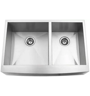 Мойка профессиональная  врезная двойная 838*565*250 н/с KITСHEN SINKS  DS-3320  Elghansa