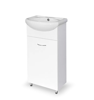 Тумба с раковиной Азов 40 белый AQUALINE