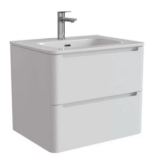 Тумба с умывальником подвесная, 60 см, белый, Edifice, ID EDI60W0i95K