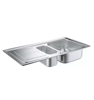 Мойка нерж. K300 60-S, 970*500 мм, 1,5 чаши, оборачиваемая, 31564SD0