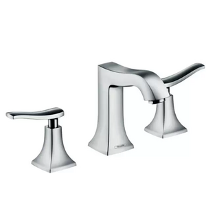 Смеситель для раковины, на 3 отверстия, со сливным гарнитуром Metris Classic 31073000 HANSGROHE