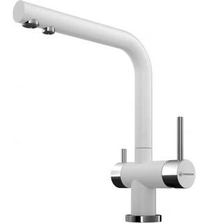 Смеситель Omoikiri  Nagano-WH 10.Белый/ 003.Хром 4994054