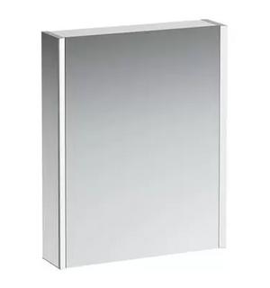 Зеркальный шкафчик с подсветкой 600х750х150 мм, петли справа LAUFEN (Frame25)