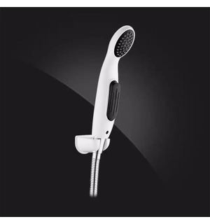 Набор для гигиенического душа с держателем и шлангом SHOWER RAILBR-05C-White Elghansa