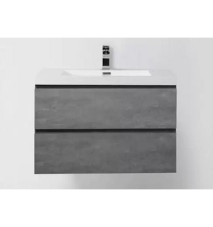 База под раковину подвесная с двумя выкатными ящиками LUCE-1000-2C-SO-SCM Belbagno