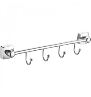 Планка Kvadro 4 крючка FX-61305В-4 FIXSEN
