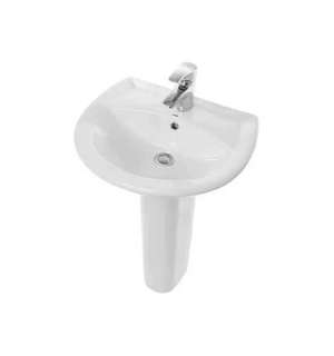 Умывальник Эталон-55 с пьедесталом Самарский белый Sanita