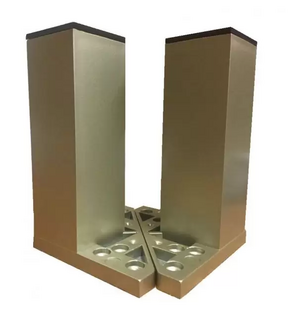 Ножки для мебели 2 шт., универсальные, INOX, ZP-NOGA-KPL2/Cm Cersanit