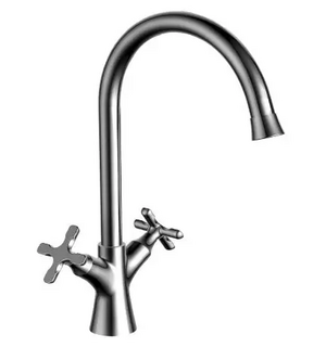 Смеситель для кухни с поворотным изливом, хром LM5704C Lemark