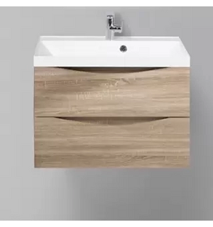 База под раковину , Rovere Bianco, 700x450x500, MARINO-700-2C-SO-WO-P Belbagno