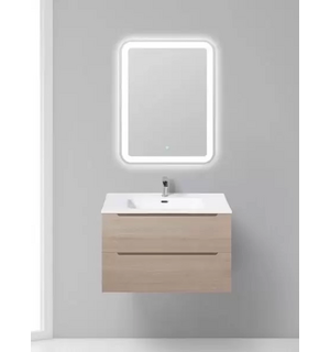 База под раковину с доводчиками, Rovere Grigio, 900x455x500, ETNA-900-2C-SO-RG-P Belbagno