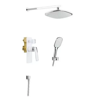 Душевая система встроенная Timo Helmi SX-4069/00-16SM хром-белый