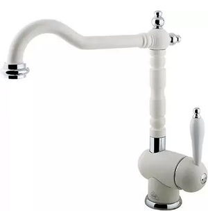 Смеситель для кухни Timo Morea 2406F white-matt