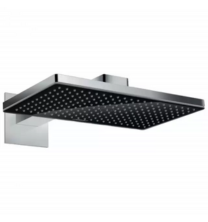 Верхний душ 460 1jet с держателем, черный/хром Rainmaker Select 24003600 HANSGROHE