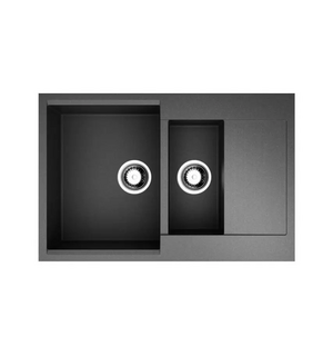 Мойка Daisen 78-2-BL Artgranit/черный Omoikiri 4993334