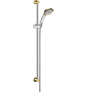 Душевой набор 100 3jet со штангой 90 см, хром/золото Raindance Classic 27841090 HANSGROHE