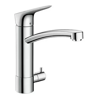 Кухонный смеситель, однорычажный, с запорным вентилем Logis 71834000 HANSGROHE