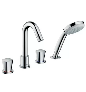 Смеситель на край ванны, на 4 отверстия (СЧ нужна 13244180) Logis 71314000 HANSGROHE