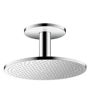 Верхний душ 300 1jet с потолочным подсоединением, хром AX ShowerSolutions 35301000 HANSGROHE