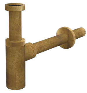 Сифон для умывальника Ø32 DESIGN ANTIC, круглый (Бронза) A400ANTIC ALCAPLAST