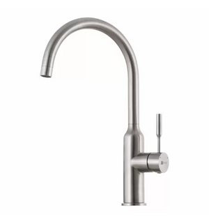 Смеситель для кухни с поворотным изливом, сталь Эксперт LM5079S Lemark