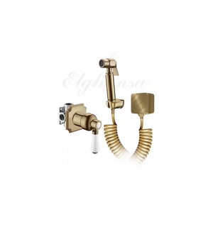 Смеситель встраиваемый с набором для гигиенического душа 34C0786-Bronze (Set-49) ELGHANSA