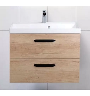 База под раковину подвесная с  выкатными ящиками Rovere Nebrasca Nature AURORA-600-2C-SO-RNN Belbagn
