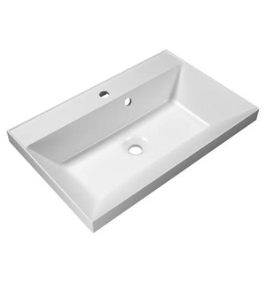 Раковина из искусственного мрамора 700х450х154 мм BB700/450-LV-MR-AST Belbagno