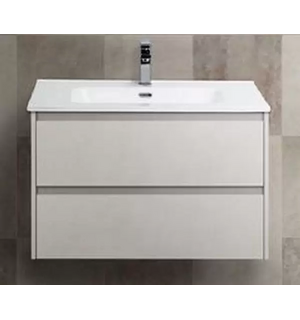 База под раковину подвесная с  выкатными ящиками Bianco Opaco KRAFT-600-2C-SO-BO Belbagno