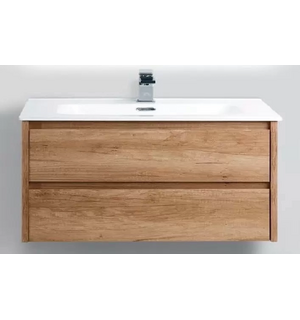 База под раковину подвесная с  выкатными ящиками Rovere Nebrasca Nature KRAFT-1000-2C-SO-RNN Belbagn