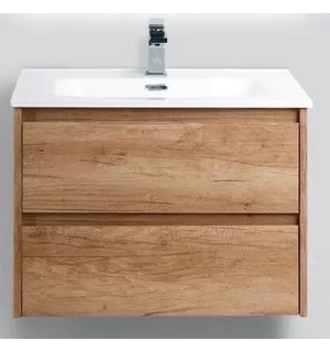 База под раковину подвесная с  выкатными ящиками Rovere Nebrasca Nature KRAFT-700-2C-SO-RNN Belbagno
