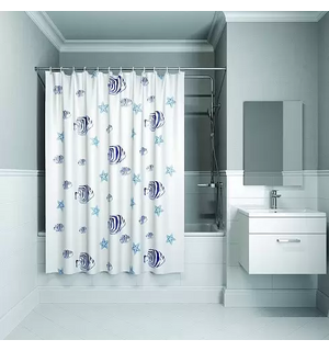 Штора для ванной комнаты, 200*180см, полиэстер, ID B47P218i11