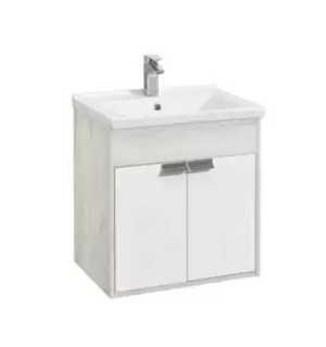 Тумба Флай 60 белый / дуб крафт Акватон 1A237301FAX10
